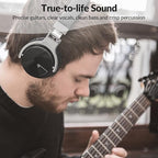 Silensys E7 Active Noise Cancelling Headphones Wireless Bluetooth Headphone with Microphone Deep Bass Over Ear, Comfortable Protein Earpads, 30 Hours Playtime for Travel/Work, Black