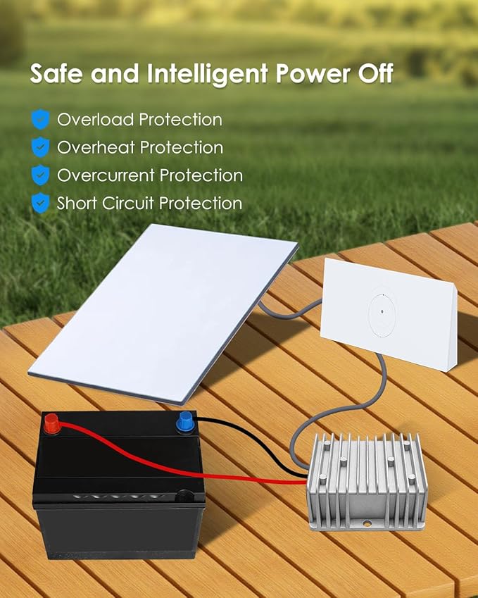 Starlink Gen 3 Step Up Converter Adapter, High-Efficiency Step Up 12V/24V to 57V 4.5A Conversion Router, DC 12V Power Cord Boost Converter for Starlink Gen 3 Power Supply with DC Male Plug