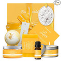 Mother's Day Gift, Citrus Verbena Bath Set Self Care for Women, Nourishing 7 Piece Home Spa Set, Birthday Gift For Mom, Girlfriend