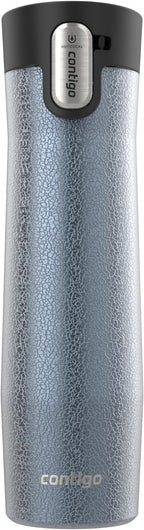 Contigo® AUTOSEAL® West Loop Vacuum-Insulated Stainless Steel Travel Mug with Easy-Clean Lid, 24 oz, Crystal Lakeside