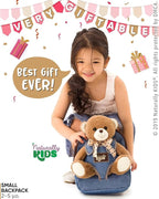 Teddy Bear Backpack, Toddler Valentines Day Gifts, Toys for Kids 3-5, Teddy Bear Stuffed Animal 2 3 4 5 Year Old Girl Boy