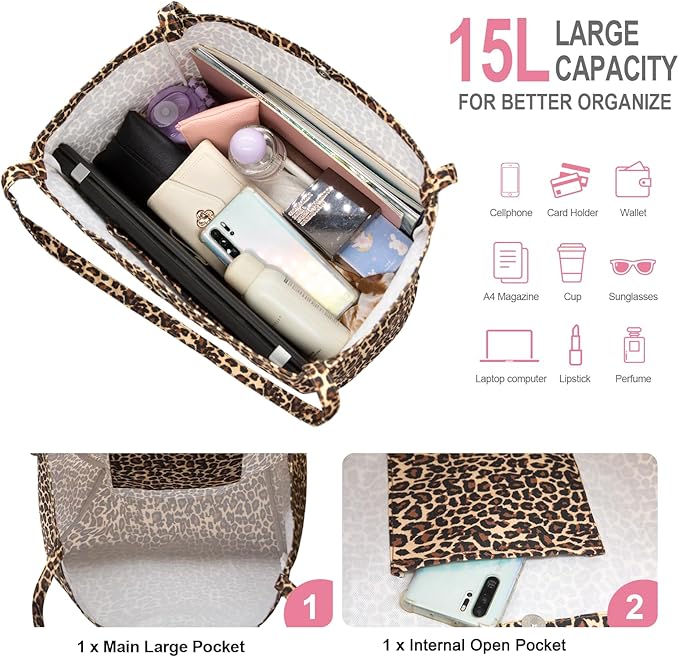 Long Keeper Corduroy Tote Bag for Women Girl Cute Large Tote Purse Reusable Canvas Shoulder Bag Handbag for Work Travel Gym