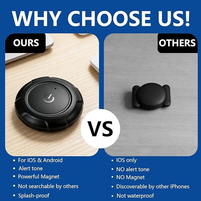 GPS Tracker for Vehicles,Car GPS Tracker Portable Real Time Magnetic GPS Tracking Device, Full Global Coverage Location Tracker for Car,kids,dogs,Trucks/Person. No Subscription Required/No Monthly Fee