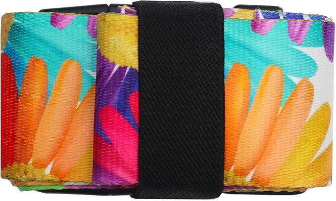 Luggage Straps for Suitcases TSA Approved Easy Pack Organized Suitcase Strap, Luggage Strap, Luggage Belt Strap, Bag Straps for Luggage. Buckle Straps Travel Accessories (Sunflower)