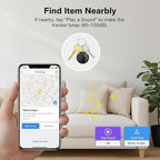 Car Tracker Compatible with Apple Find My(iOS Only)Mini Item GPS Tracking Device with Hidden Magnetic Case Anti Theft Locator No Subscription Global Network Waterproof for Vehicles Trucks Fleet Assets
