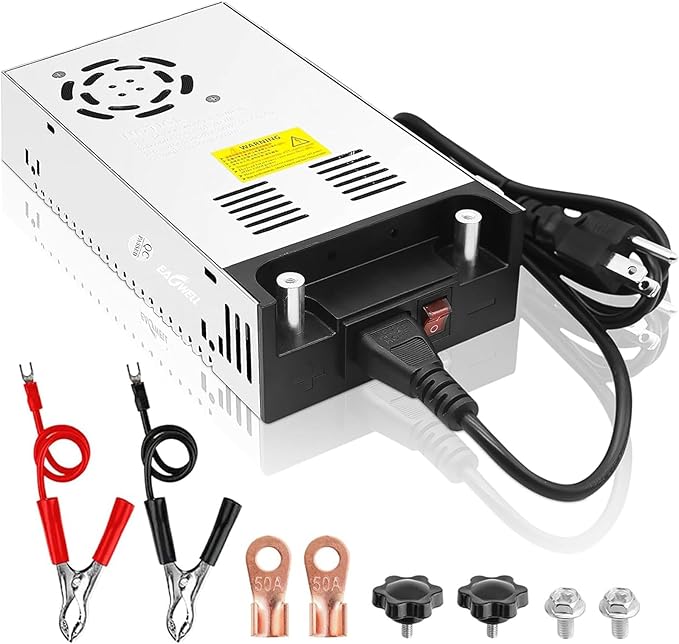 EAGWELL New Version Converter, 110V to 12V Converter DC Power Supply 12V Power Supply DC Switch Transformer for RV, Pump, LED Strip, LCD Monitor