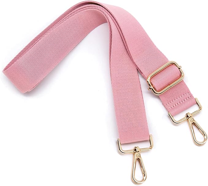 S&loyoe Thickened Solid Color Purse Straps Replacement Crossbody Bag Strap Adjustable Wide Guitar Straps for Handbags 1.5inch