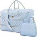 Travel Duffle Bag Weekender for Women - Carry-On Overnight Bag Personal Item Bag with Shoe Compartment & Wet Pocket Large Weekend Tote Bags with Toiletry Bag Hospital Bags for Labor and Delivery
