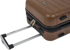 Wrangler Smart Spinner Hardside Luggage, 22-Inch Carry-On, Toffee