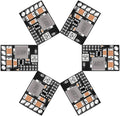 DROK DC Buck Converter, 6pcs Mini Voltage Regulator DC 4.5-20V 12V 9V Step Down to 5V Reducer Board 3A 10W Fixed Adjustable Volt Output Step-Down Transformer Power Supply Stabilizer Module