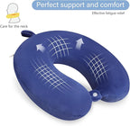 Travel Pillow Neck Pillow for Airplanes Memory Foam Neck Pillow for Traveling, Car, Home, Flight Portable Pillow for Sleeping Provide Head Neck Support Rest