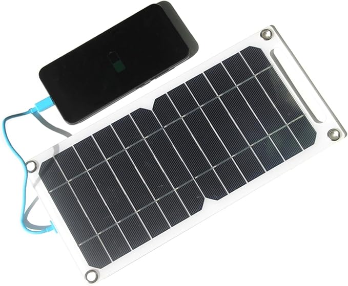 Portable 10W Solar Charger Flexible Solar Panel Power Charging Panel USB Interface for Mobile Phone Battery Recharge Power Systems