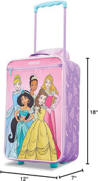 American Tourister Disney Softside Upright Luggage, Princess, Carry-On 18-Inch
