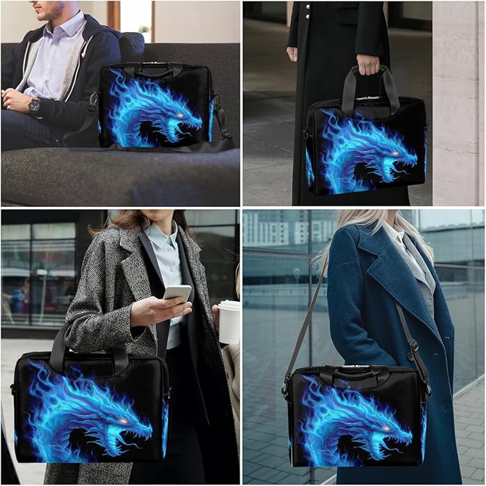 Cute Laptop Shoulder Bag for Women Men, Computer Laptop Bag Laptop Sleeve Case Laptop Satchel Briefcase Carrying Bag QA-1