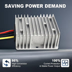 DC Buck Boost Converter 9-36V to 24V 15A 360W Voltage Regulator, Step Up Step Down Power Converter Module for Car Truck RV Automotive Electronics LED Driver Power Supply
