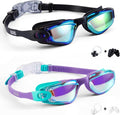 Aegend Swim Goggles for Kids Youth 3-14 Anti-Fog Anti-UV Comfort Fit Goggles for Swimming