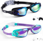 Aegend Swim Goggles for Kids Youth 3-14 Anti-Fog Anti-UV Comfort Fit Goggles for Swimming