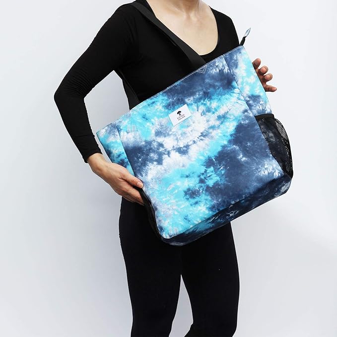 Original Floral Water Resistant Large Tote Bag Shoulder Bag for Gym Beach Travel Daily Bags Upgraded
