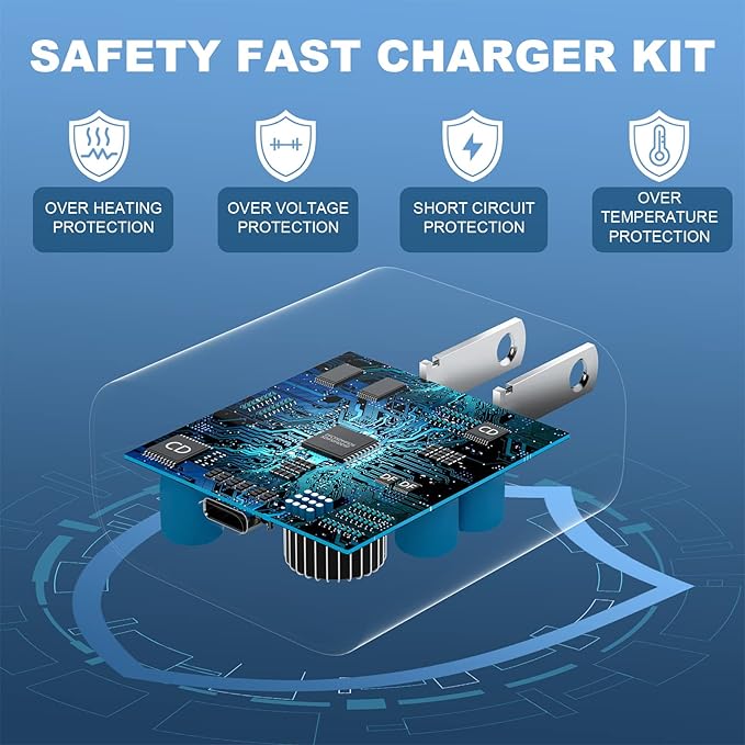 45W USB-C Super Fast Charger Type C Android Phone Charging Block with 10FT Cable for Samsung Galaxy S26 S25 S24 S23 Ultra/S26 S25 S24 S23 S22 S21 S20/Note 10/20, Galaxy Tab S8