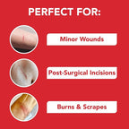 All Health Wound Care Kit & First Aid Supplies, 40 Piece | for Small to Medium Sized Wounds, Professional Use for Car, Home, Camping, Hiking and More