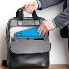 BUBM Double Layer Electronic Accessories Organizer, Travel Gear Bag for Cables, USB Flash Drive, Plug and More, Perfect Size Fits for iPad Mini (Medium, Blue)