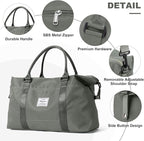 HYC00 Travel Duffel Bag,Carry-on Overnight Weekender Bags for Women,Sports Tote Gym Bag with Wet Pocket