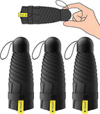 LMUGOOS 3 Pack Travel Mini Umbrella Small Compact, Portable Umbrella with UV Protection UPF 50+, Rainproof & Sunproof Folding Umbrella, Backpack & Pocket-Friendly