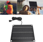 Tbest Solar Panel Charger High Efficiency 6W Energy Conversion USB Solar Panel Charger for Camping