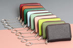 FurArt Zipper Wallet Women, RFID Blocking Credit Card Wallet, Business Card Holder, Compact Size KeyChain Wallet