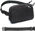 Mini Belt Bag for Women, RFID Small Fanny Pack, Womens Fashion Waist Packs with Extender Strap, Crossbody Bum Bags