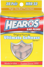 HEAROS Ultimate Softness Series Ear Plugs 28 Pair (Pack of 2)