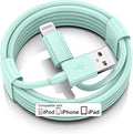 FUPYWP Car iPhone Carplay Cable, Car Charger Cord, USB A to Lightning Cable Fast Charging & Data Transfer for iPhone 14/13/12/11 Pro Max XR XS X 8 7 6 Plus SE Tangle-Free,3ft Green