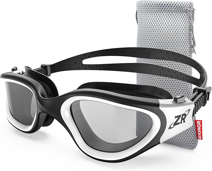 ZIONOR Swim Goggles, Upgraded G1 Polarized Swimming Goggles Anti-Fog for Adult Men Women