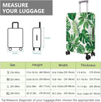 Travel Luggage Cover Suitcase Protector Fits 18-32 Inch Wheel Covers PatternedTravel Related Items Flower Luggage Protector Elastic XL