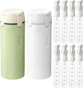 AprYew 4 in 1 Travel Dispenser Bottles Refillable, 4 Pack 30ML Travel Bottles for Toiletries, Travel Size Shampoo and Conditioner Bottles,for Vacation Business Trip (2PC Mix)