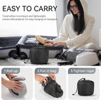 SZXYX Neck Travel Pillows - 100% Pure Memory Foam Neck Pillow for Airplanes, Comfortable Breathable Cover, 360° Support Stowable Pillows for Sleeping, Car, Airport Travel Essentials, Gray