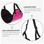 Airplane Foot Rest Hammock Breathable Travel Footrest for Airplane Train Office and Home Lightweight Portable Support for Relaxing Feet Long Trips
