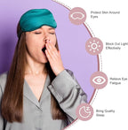 20 Pieces Silk Sleep Mask Eye Mask with Adjustable Strap Sleeping Cover Eye Cover Blindfold for Women Men Sleeping Travel(Multicolored)