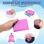 Grneric Drawstring Backpack Bulk 42 Pcs String Backpack Drawstring Bags Cinch Bag Sackpack for Men Women Gym (Pink)