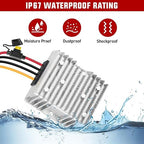 Nilight 48V 36V to 12V Voltage Converter 240W 20A Regulator Step Down to 12VDC Waterproof DC Convert Reducer Power Supply Transformer Module for Golf Cart Scooters