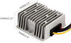 DC 36V/48V to 24V 10A 240W Converter Voltage Regulator Buck Reducer Power Converter with Fuse & Connectors, Waterproof Module Transformer for Golf Cart Club Car