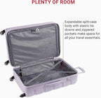 SwissGear 7366 Signature Hardside Expandable Luggage with Spinner Wheels, TSA Lock, Evening Haze, Checked-Large 27-Inch