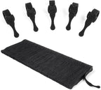 OneLeaf 180PCS Reusable Cable Ties, Black Adjustable 4-Inch Cord Organizer Ties, Multi-purpose Hook Loop Cable Management Wire Ties for Organizing Home, Office, Data Centers (OL-VCT-SG)