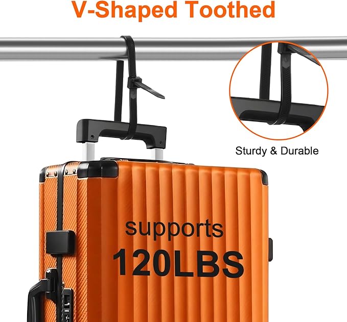 Zip Ties Heavy Duty 12 inch，V-Shaped Toothed Double Sided With 120 LBS Tensile Strength Cable Ties ，Extra Large Wire Ties Adjustable Nylon Tie Wraps for Indoor Outdoor Patented Design（100 Pack Black）