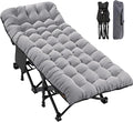 ABORON XXL Camping Cot for Adults 900LBS - 78"×32" Oversized Folding Bed with Mattress Pad, Heavy Duty 1200D Oxford Outdoor Cot with Carry Bag
