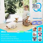 90 Pack Mosquito Patches Stickers for Kids Adult - Nature Citronella, Lemongrass and Eucalyptus, Up to 24 Hour of Protection