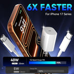 iPhone 17 16 15 Pro Charger Fast Charging, 40W USB C Fast Charger Block with 10FT Long Type C Chargers Fast Charging Cable Cord for iPhone 17/17 Pro/17 Pro Max/Air/16 Pro Max/16 Pro/15Pro