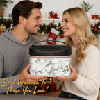 23pcs Bath and Body Gift Basket for Men & Women, Charcoal Home Spa Kit, Leather Bag, Skin Care Set, Self Care Kit, Christmas, Birthday,Anniversary, Mother's Day Gift, Mom, Dad, Wife