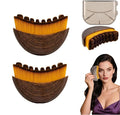 Dry Brushing Face Brush, Lymphatic Contour Face Brush, Chin & Jawline Sculpting, Lymphatic Drainage Massager for Face, Ergonomically Designed to Fit The Skin Precisely (2PCS)