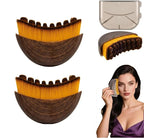 Dry Brushing Face Brush, Lymphatic Contour Face Brush, Chin & Jawline Sculpting, Lymphatic Drainage Massager for Face, Ergonomically Designed to Fit The Skin Precisely (2PCS)